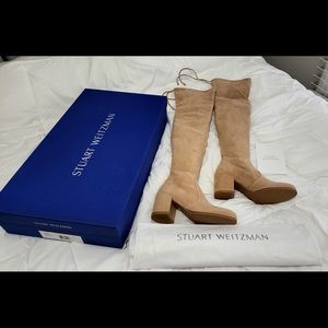 Stuart Weitzman Tieland Adobe Suede 5.5 BRAND NEW